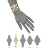 imageAnne Klein Womens Premium Crystal Accented Bangle Watch Set AK2245GoldLavender