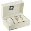 imageAnne Klein Womens Premium Crystal Accented Bangle Watch and Bracelet SetGold