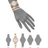 imageAnne Klein Womens Premium Crystal Accented Bangle Watch and Bracelet SetRose Gold