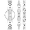 imageAnne Klein Womens Premium Crystal Accented Bangle Watch and Bracelet SetSilverLight Blue