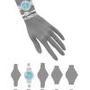 imageAnne Klein Womens Premium Crystal Accented Bangle Watch and Bracelet SetSilverLight Blue