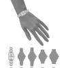 imageAnne Klein Womens Premium Crystal Accented Bracelet WatchSilver