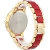 imageAnne Klein Womens Resin Bracelet WatchGoldRed
