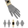 imageAnne Klein Womens Watch and Bracelet SetGoldBlack