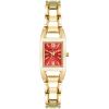 imageAnne Klein Womens Bracelet WatchGoldRed