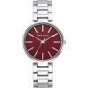 imageAnne Klein Womens Bracelet WatchSilverBurgundy