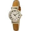 imageAnne Klein Womens Leather Strap WatchBrownGold