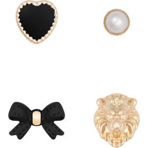 imageAnne Klein Fashion Charms Compatible with Apple Watch Seamless Fit Easy Installation Charms for Apple WatchBlackGold