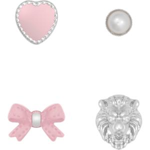imageAnne Klein Fashion Charms Compatible with Apple Watch Seamless Fit Easy Installation Charms for Apple WatchPinkSilver