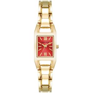 imageAnne Klein Womens Bracelet WatchGoldRed