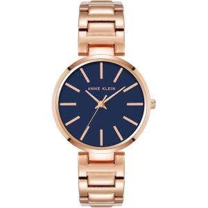 imageAnne Klein Womens Bracelet WatchRose GoldNavy Blue