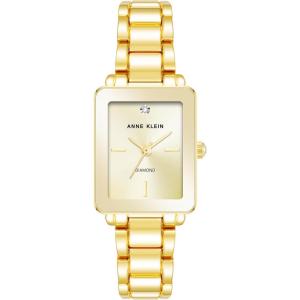 imageAnne Klein Womens Genuine Diamond Dial Bracelet WatchGold