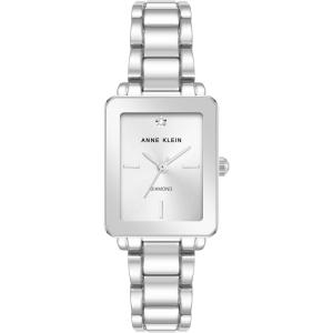 imageAnne Klein Womens Genuine Diamond Dial Bracelet WatchSilver