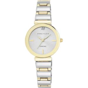 imageAnne Klein Womens Genuine Diamond Dial Bracelet WatchTwo Tone