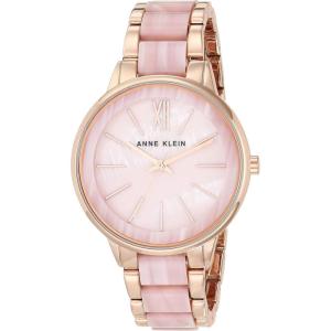 imageAnne Klein Womens Resin Bracelet WatchPearlescent PinkRose Gold