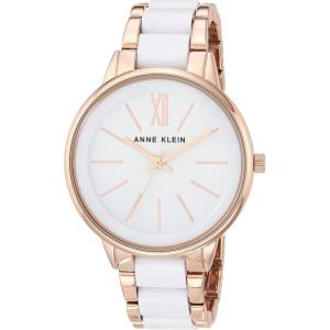 imageAnne Klein Womens Resin Bracelet WatchWhiteRose Gold