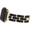 imageAnne Klein Fashion Bracelet for Apple Watch Secure Adjustable Apple Watch Replacement Band Fits Most WristsBlackGold