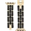imageAnne Klein Fashion Bracelet for Apple Watch Secure Adjustable Apple Watch Replacement Band Fits Most WristsBlackGold