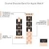 imageAnne Klein Fashion Bracelet for Apple Watch Secure Adjustable Apple Watch Replacement Band Fits Most WristsBlackRose Gold
