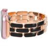 imageAnne Klein Fashion Bracelet for Apple Watch Secure Adjustable Apple Watch Replacement Band Fits Most WristsBlackRose Gold