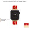 imageAnne Klein Fashion Bracelet for Apple Watch Secure Adjustable Apple Watch Replacement Band Fits Most WristsRedGold