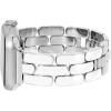 imageAnne Klein Fashion Bracelet for Apple Watch Secure Adjustable Apple Watch Replacement Band Fits Most WristsWhiteSilver