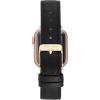 imageAnne Klein Leather Fashion Band for Apple Watch Secure Adjustable Apple Watch Band Replacement Fits Most WristsBlackGold