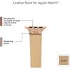 imageAnne Klein Leather Fashion Band for Apple Watch Secure Adjustable Apple Watch Band Replacement Fits Most WristsBlush PinkRose Gold