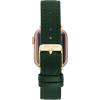 imageAnne Klein Leather Fashion Band for Apple Watch Secure Adjustable Apple Watch Band Replacement Fits Most WristsGreenGold