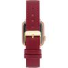 imageAnne Klein Leather Fashion Band for Apple Watch Secure Adjustable Apple Watch Band Replacement Fits Most WristsRedGold