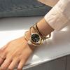 imageAnne Klein Womens Bangle Watch and Bracelet SetGoldBlack