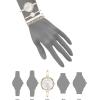 imageAnne Klein Womens Bangle Watch and Bracelet SetWhiteGold LabGrown