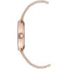 imageAnne Klein Womens Black Ceramic Bracelet Watch with Diamond AccentTanRose Gold