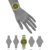 imageAnne Klein Womens Genuine Diamond Dial Bangle WatchGreenGold