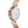 imageAnne Klein Womens Genuine Diamond Dial Bangle WatchRose GoldBurgundy
