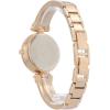 imageAnne Klein Womens Genuine Diamond Dial Bangle WatchRose GoldBurgundy