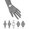 imageAnne Klein Womens Genuine Diamond Dial Bangle WatchSilver