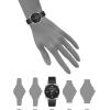imageAnne Klein Womens Genuine Diamond Dial Bangle WatchSilverBlack