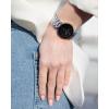 imageAnne Klein Womens Genuine Diamond Dial Bracelet WatchSilverBlack