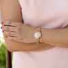 imageAnne Klein Womens Premium Crystal Accented Bracelet Watch AK2928Rose GoldTaupe