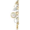 imageAnne Klein Womens Premium Crystal Accented GoldTone Charm Bracelet Watch 107604CHRMTwoTone
