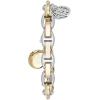 imageAnne Klein Womens Premium Crystal Accented GoldTone Charm Bracelet Watch 107604CHRMTwoTone
