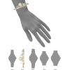 imageAnne Klein Womens Premium Crystal Accented GoldTone Charm Bracelet Watch 107604CHRMTwoTone
