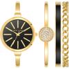 imageAnne Klein Womens Bangle Watch and Bracelet SetGoldBlack