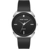 imageAnne Klein Womens Genuine Diamond Dial Bangle WatchSilverBlack