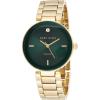 imageAnne Klein Womens Genuine Diamond Dial Bracelet WatchGoldGreen