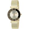 imageAnne Klein Womens Glitter Accented Mesh Bracelet WatchGold