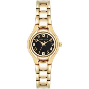 imageAnne Klein Womens Date Function Bracelet WatchGoldBlack