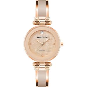 imageAnne Klein Womens Genuine Diamond Dial Bangle WatchPinkRose Gold
