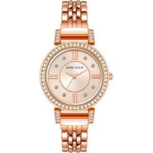 imageAnne Klein Womens Premium Crystal Accented Bracelet Watch AK2928Rose Gold
